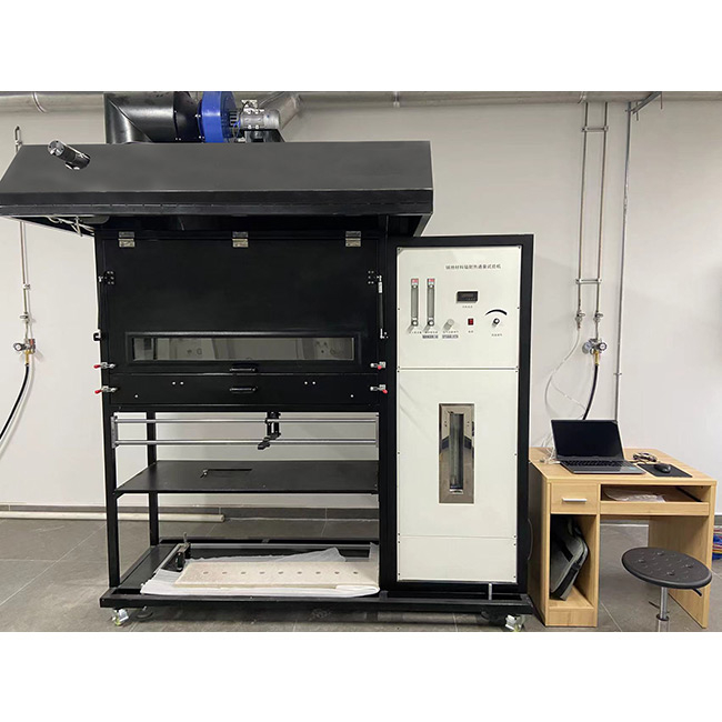 Tester di pavimentazione del pannello radiante ISO 9239 per flusso radiante critico e test di diffusione della fiamma