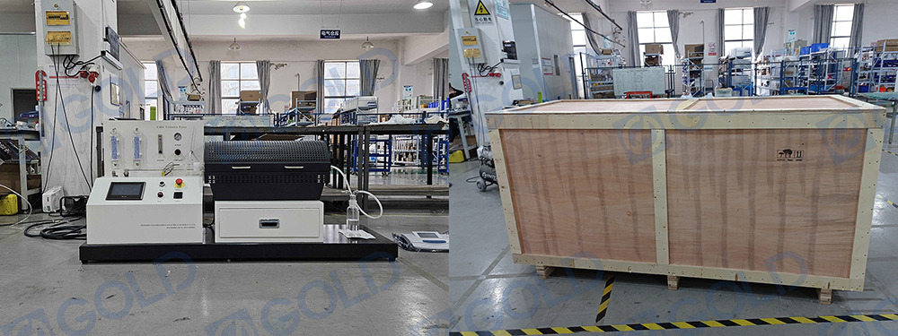 IEC 60754 Tester di corrosione del cavo pronto per la spedizione