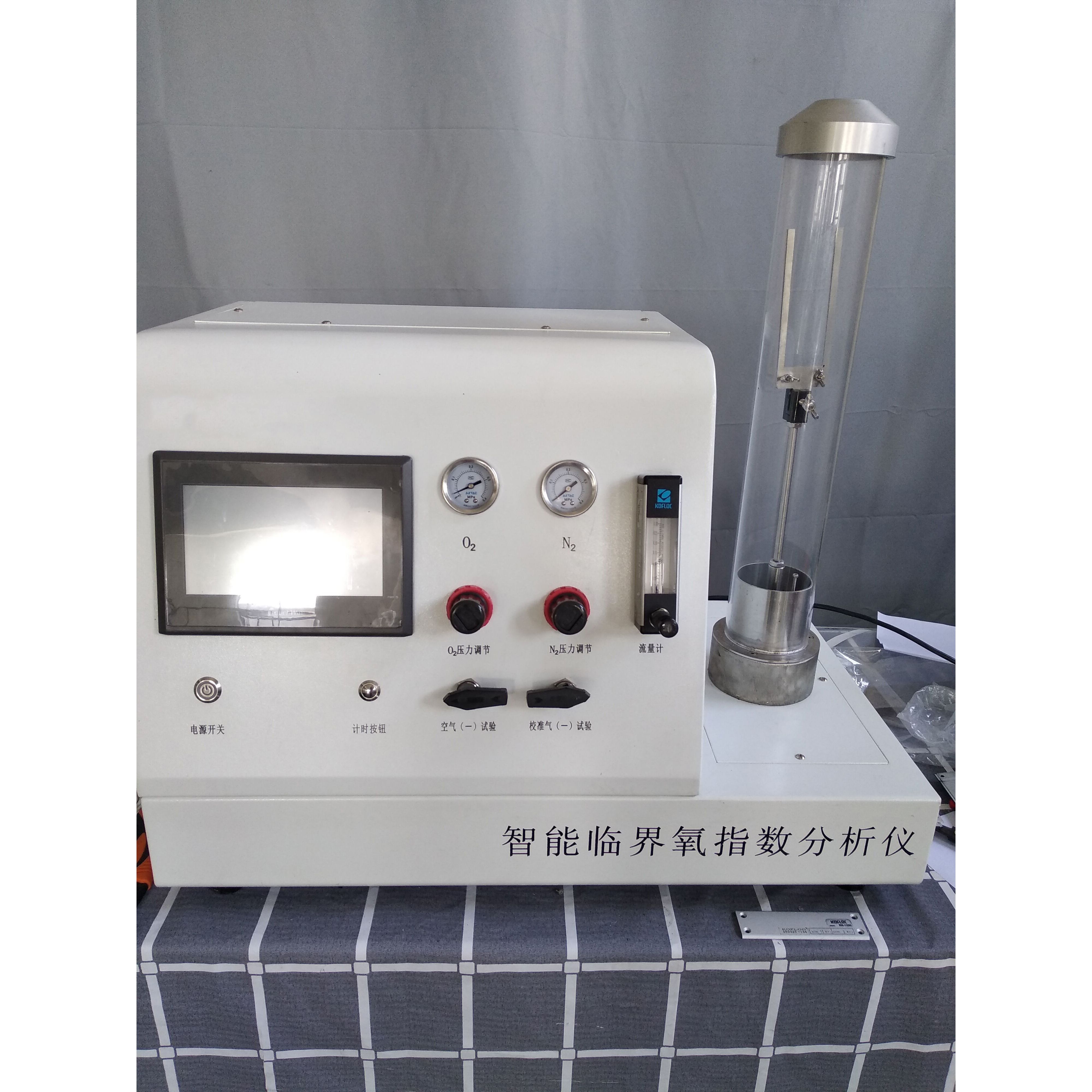 Tester per indice di ossigeno limitato/limitante ISO 4589-2, tester per indice di ossigeno ad alta temperatura ISO 4589-3
