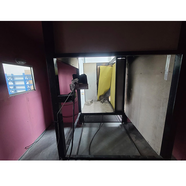 EN 13823 Tester per singoli elementi che bruciano (SBI) per pannelli murali resistenti al fuoco