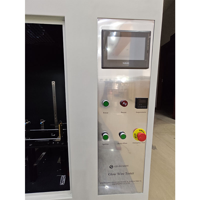 IEC 60695-2-10 UL 746A Tester di infiammabilità del filo bagliore per elettronica
