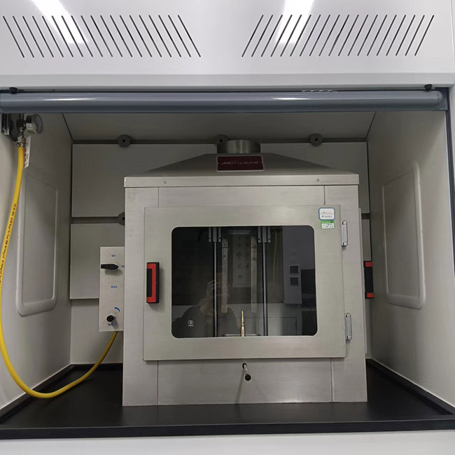 Tester per sorgente di fiamma singola ISO 11925 per prove di accendibilità dei materiali da costruzione