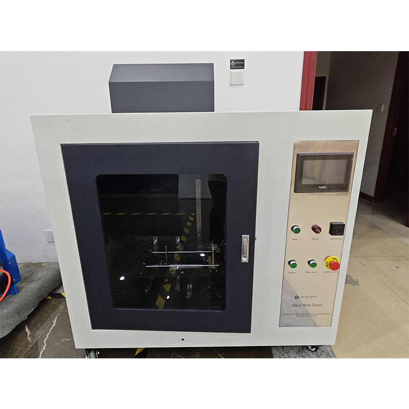 IEC 60695-2-10 UL 746A Tester di infiammabilità del filo bagliore per elettronica