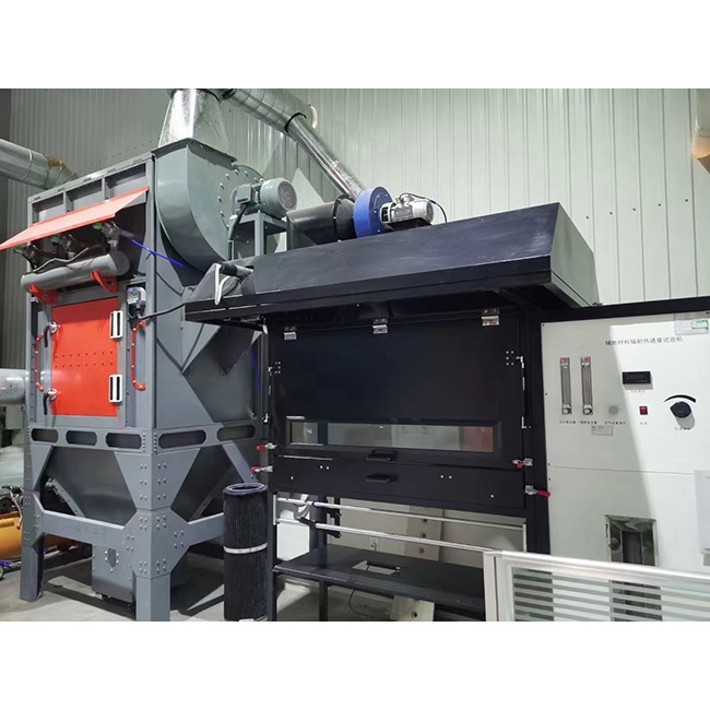 Tester di pavimentazione del pannello radiante ISO 9239 per flusso radiante critico e test di diffusione della fiamma