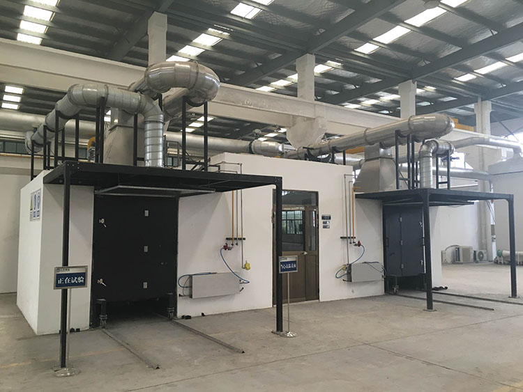 EN 13823 (SBI) Materiali edili ardente singola voce di combustione di prova